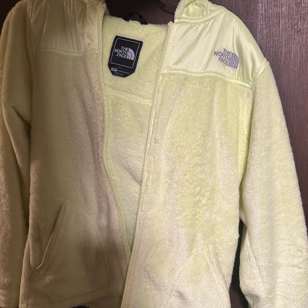 The North Face Light Yellow Fleece Jacket